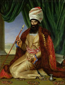 Persian suurlähettilään Asker-Khanin muotokuva Pariisissa 1808, 1809